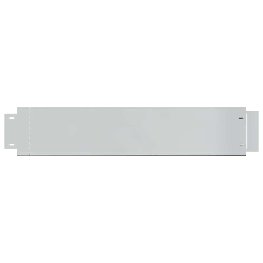 vidaXL Rasenkanten 20 Stk. Verzinkter Stahl 100 x 20 cm