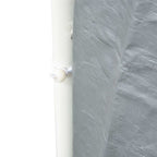 vidaXL Zeltstoff ohne Gestell Grau 8 x 4 m PE