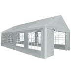 vidaXL Zeltstoff ohne Gestell Grau 8 x 4 m PE