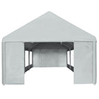 vidaXL Zeltstoff ohne Gestell Grau 8 x 4 m PE