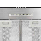 vidaXL Insel-Dunstabzugshaube 90 cm Edelstahl 756 m³/h LED