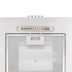 vidaXL Wandmontierte Dunstabzugshaube 60 cm Edelstahl 756 m³/h LED