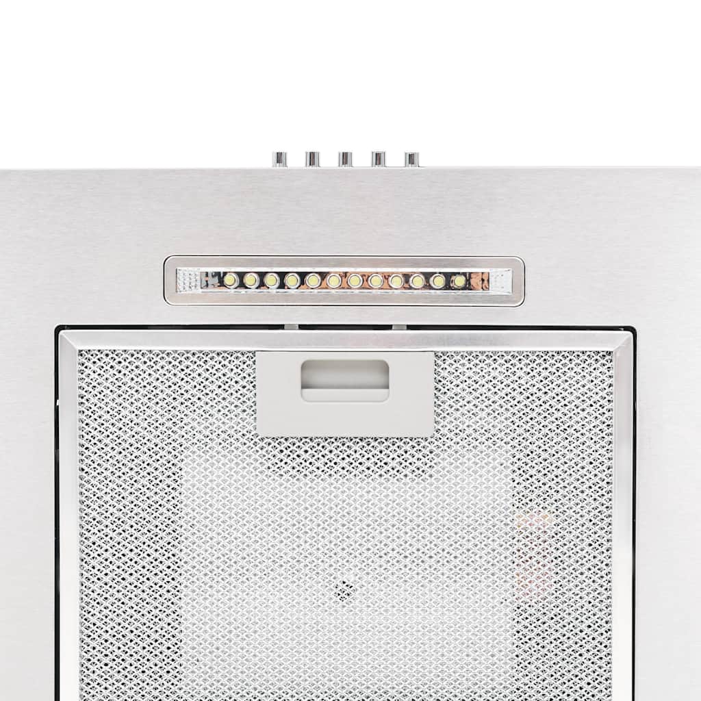 vidaXL Wandmontierte Dunstabzugshaube 60 cm Edelstahl 756 m³/h LED