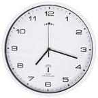 vidaXL Funkwanduhr mit Quarzwerk 31 cm Weiß