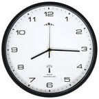 vidaXL Funkwanduhr Quarzwerk 31 cm Weiß & Schwarz