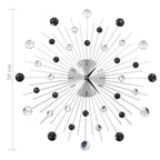 vidaXL Wanduhr mit Quarzwerk Modernes Design 50 cm
