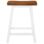 vidaXL Barhocker 2 Stk. Massivholz