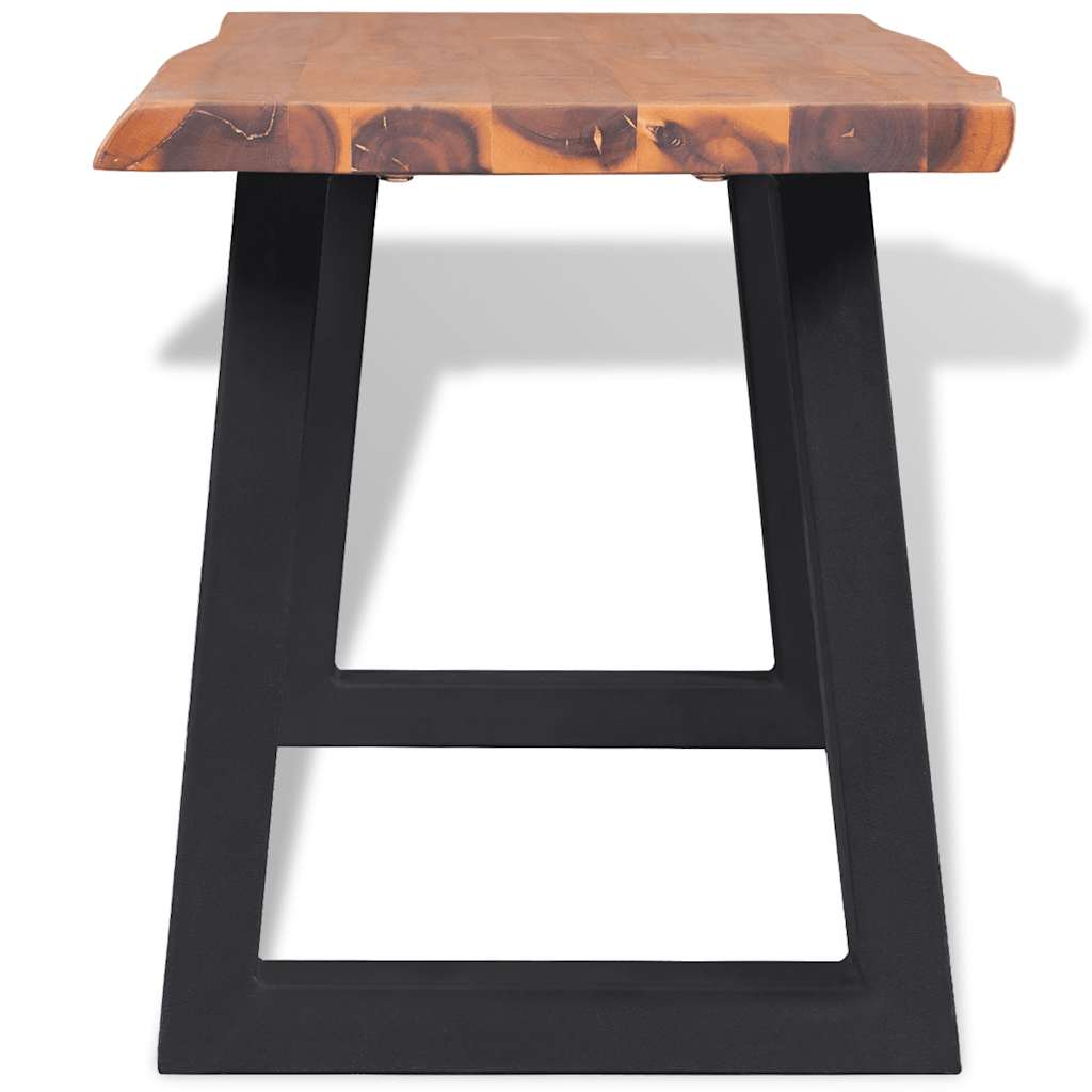 vidaXL Sitzbank Akazienholz Massiv 145 cm