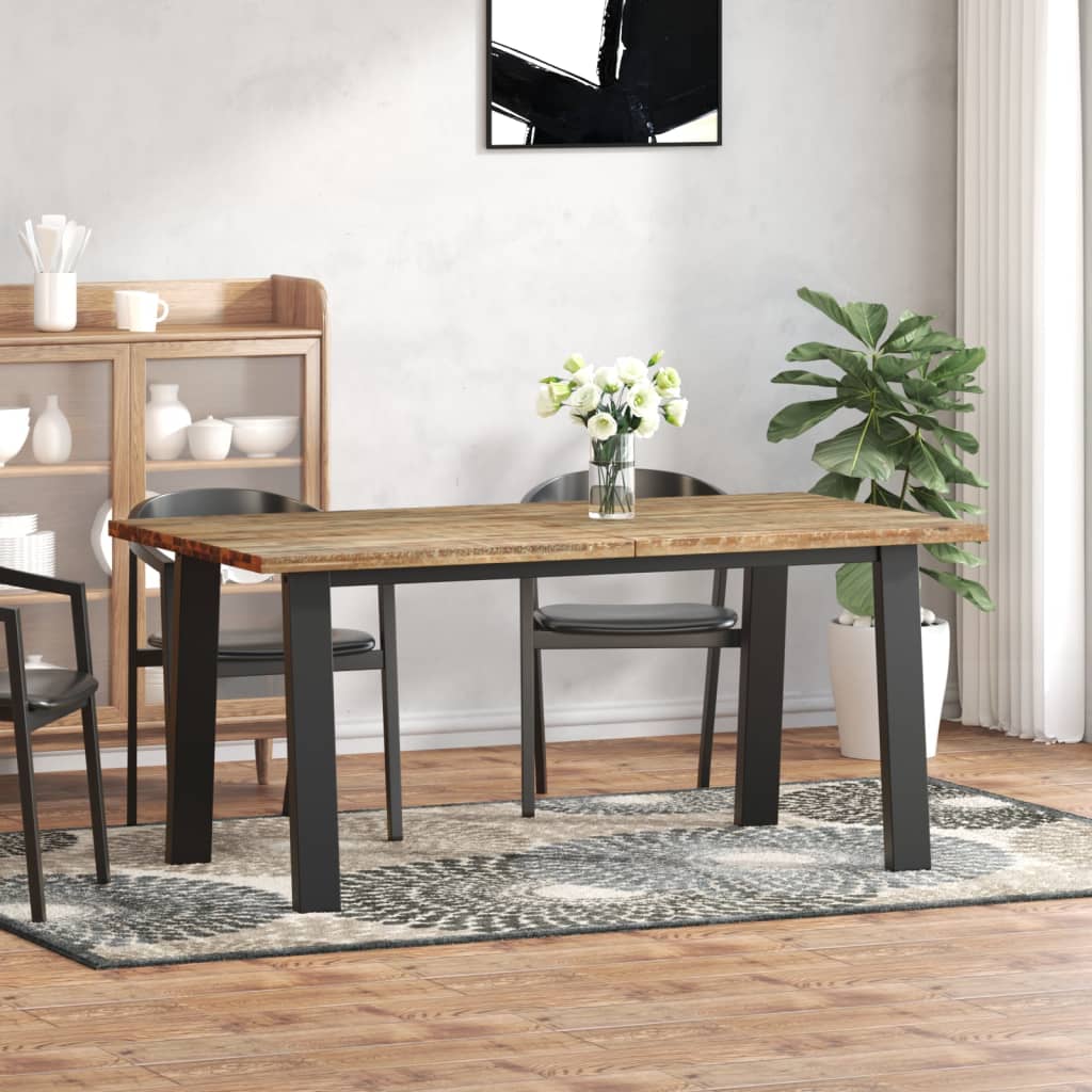 vidaXL Esstisch Massivholz Akazie 200x90 cm