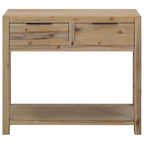 vidaXL Konsolentisch 82x33x73 cm Akazie Massivholz