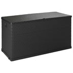 vidaXL Garten-Aufbewahrungsbox Braun 120x56x63 cm PP Rattan
