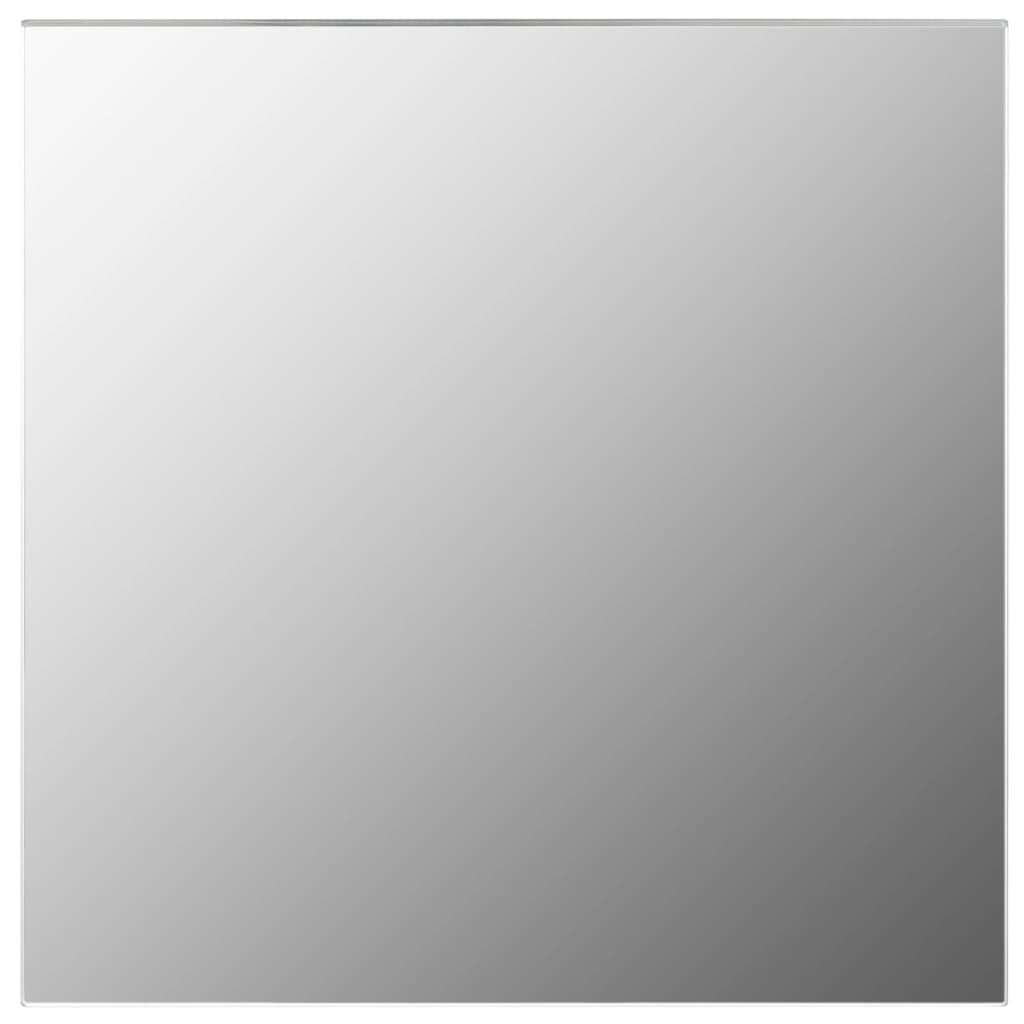 vidaXL 7-teiliges Wandspiegelset Quadratisch Glas