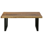 vidaXL Couchtisch Massivholz Suar 102x56x41 cm