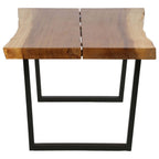 vidaXL Couchtisch Massivholz Suar 102x56x41 cm