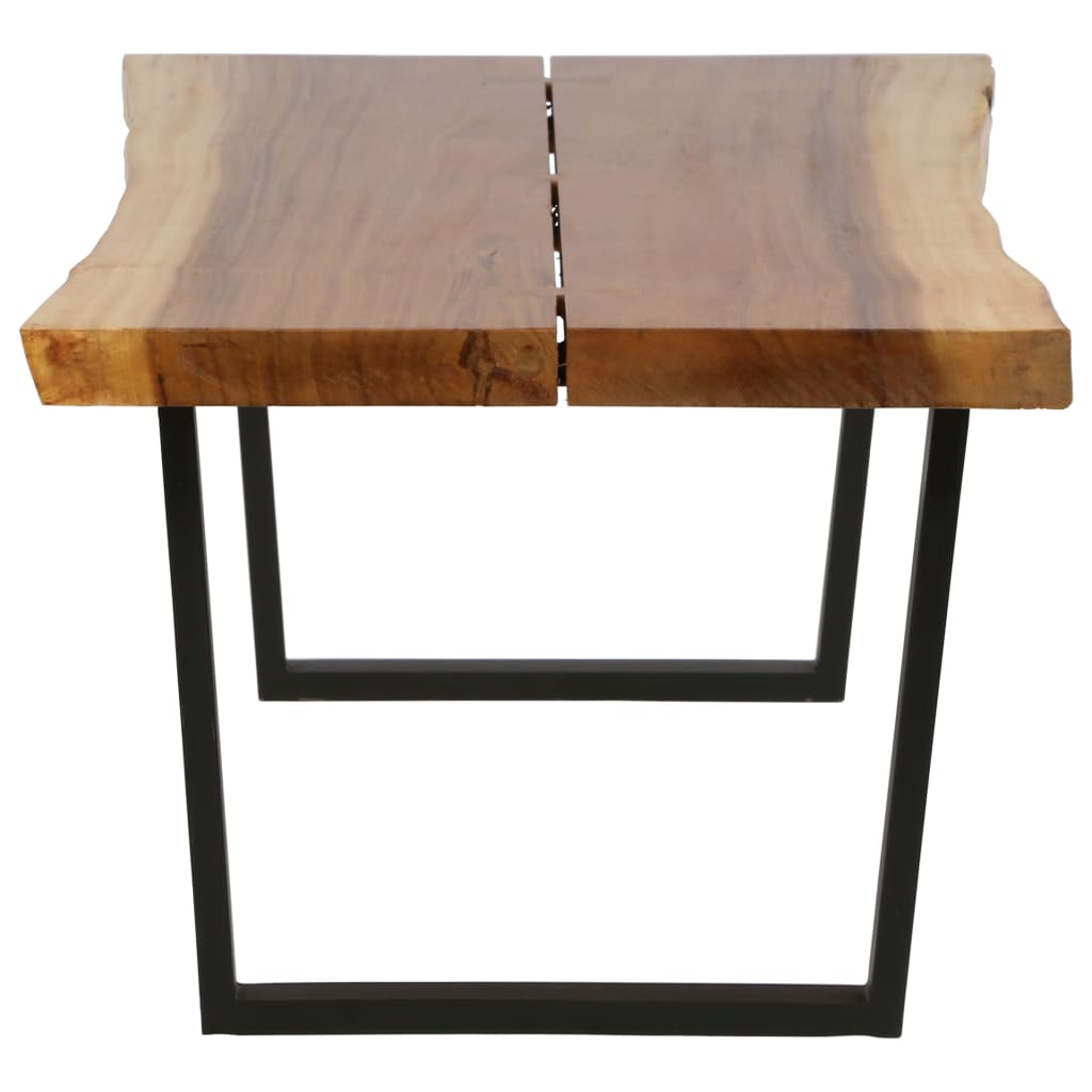 vidaXL Couchtisch Massivholz Suar 102x56x41 cm