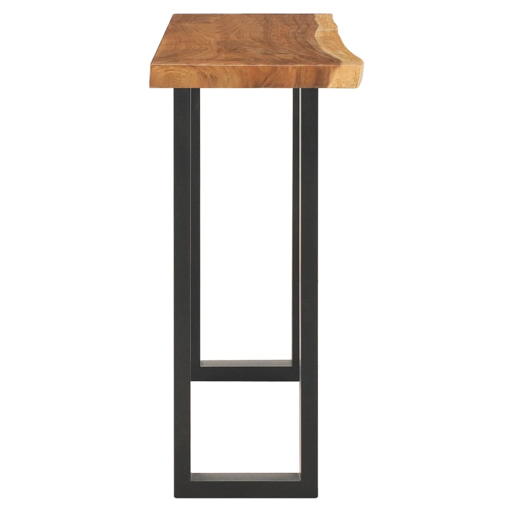 vidaXL Konsolentisch Suar-Holz Massiv 110 x 35 x 75 cm