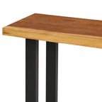 vidaXL Konsolentisch Suar-Holz Massiv 110 x 35 x 75 cm