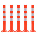 vidaXL Verkehrspoller 5 Stk. Kunststoff 75 cm
