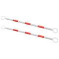 vidaXL Teleskopstangen für Leitkegel 2 Stk. Kunststoff 116-197 cm