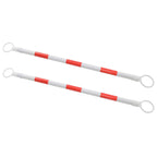 vidaXL Teleskopstangen für Leitkegel 2 Stk. Kunststoff 116-197 cm