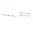 vidaXL Teleskopstangen für Leitkegel 2 Stk. Kunststoff 116-197 cm