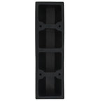 vidaXL Parkschwellen 2 Stück Gummi 49 x 15 x 9 cm