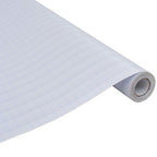 vidaXL Fensterfolie Matt Streifen-Design 0,9x5 m PVC