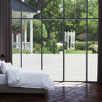 vidaXL Fensterfolie Matt Streifen-Design 0,9x5 m PVC