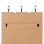 vidaXL Wandgarderobe mit 6 Haken 120x40 cm HAPPY LOVE
