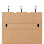 vidaXL Wandgarderobe mit 6 Haken 120 x 40 cm "FAMILY"