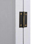 vidaXL Raumteiler klappbar 120 x 170 cm New York bei Tag Schwarz-Weiß
