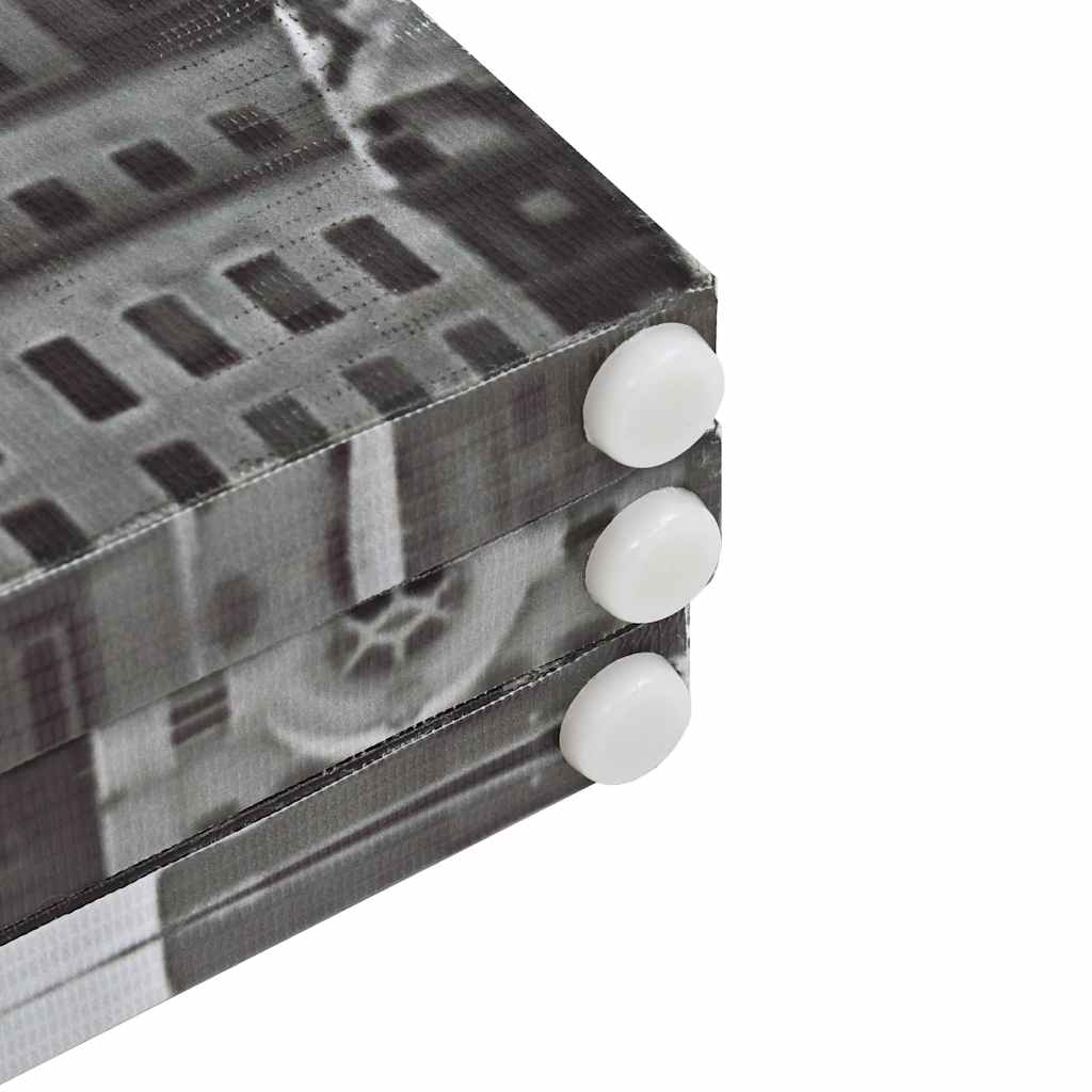 vidaXL Raumteiler klappbar 120 x 170 cm New York bei Tag Schwarz-Weiß