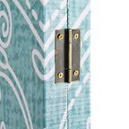 vidaXL Raumteiler klappbar 120 x 170 cm Schmetterling Blau