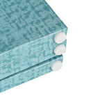 vidaXL Raumteiler klappbar 120 x 170 cm Schmetterling Blau