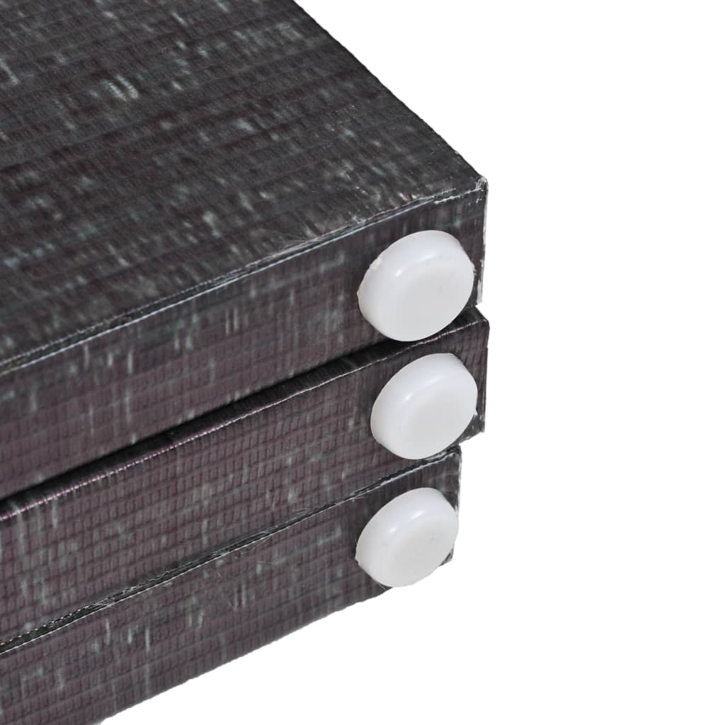 vidaXL Raumteiler klappbar 120 x 170 cm Federn Schwarz-Weiß