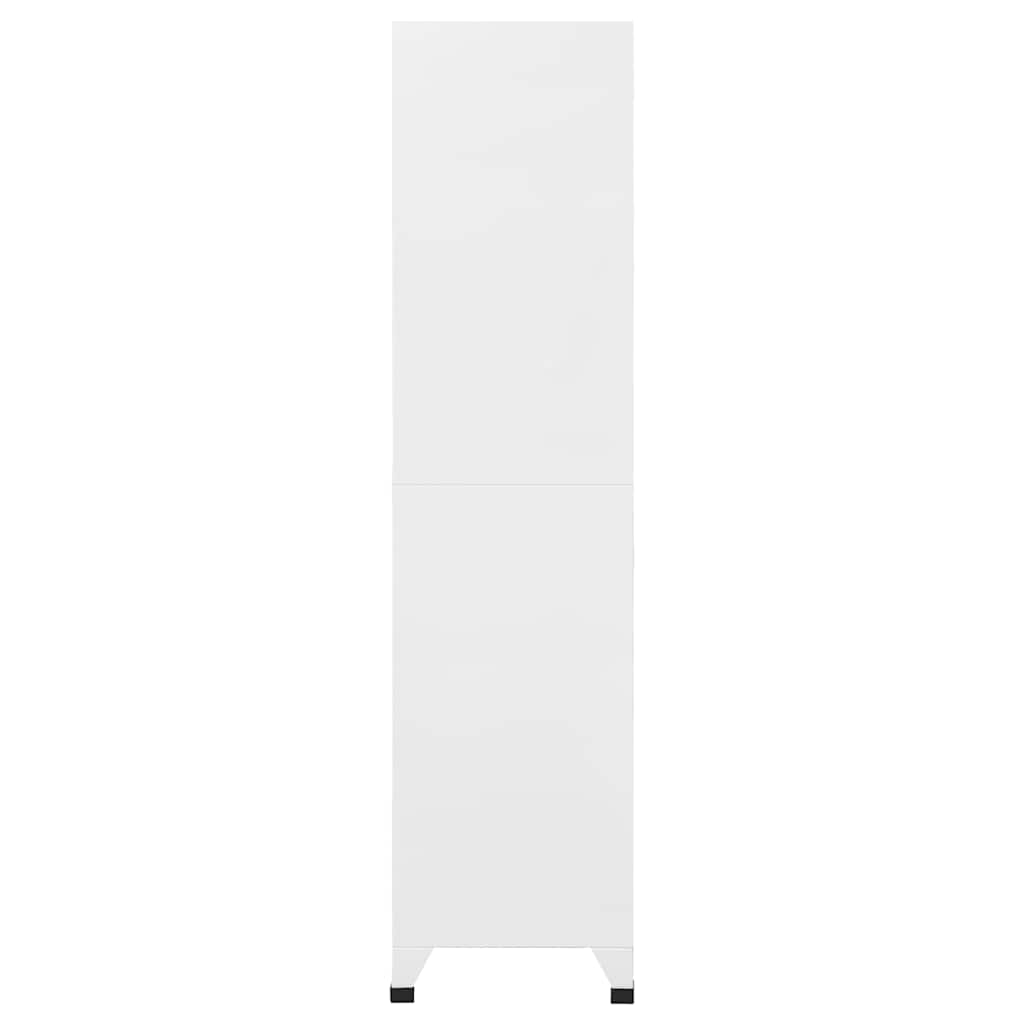 vidaXL Schließfachschrank mit 18 Fächern Metall 90x40x180 cm