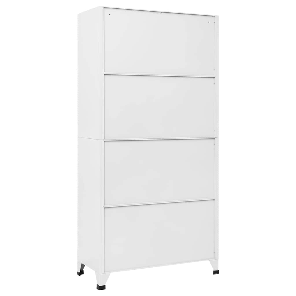 vidaXL Schließfachschrank mit 18 Fächern Metall 90x40x180 cm