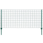 vidaXL Metallzaun Stahl 20 x 0,8 m Grün