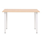 vidaXL Esstisch 120×60×73 cm Eichenbraun und Weiß