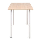 vidaXL Esstisch 120×60×73 cm Eichenbraun und Weiß
