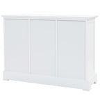 vidaXL Sideboard mit 3 Türen MDF und Kiefernholz 105x35x77,5 cm