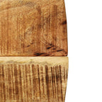 vidaXL Esstisch Raues Massives Mangoholz und Stahl 120x77 cm