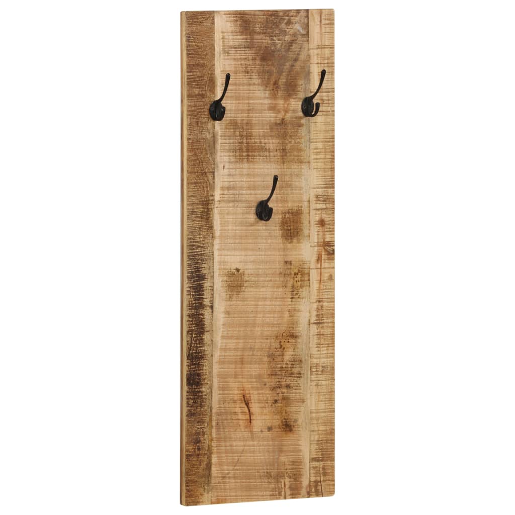 vidaXL Wandgarderobe 2 Stk. Mangoholz Massiv 36x110x3 cm