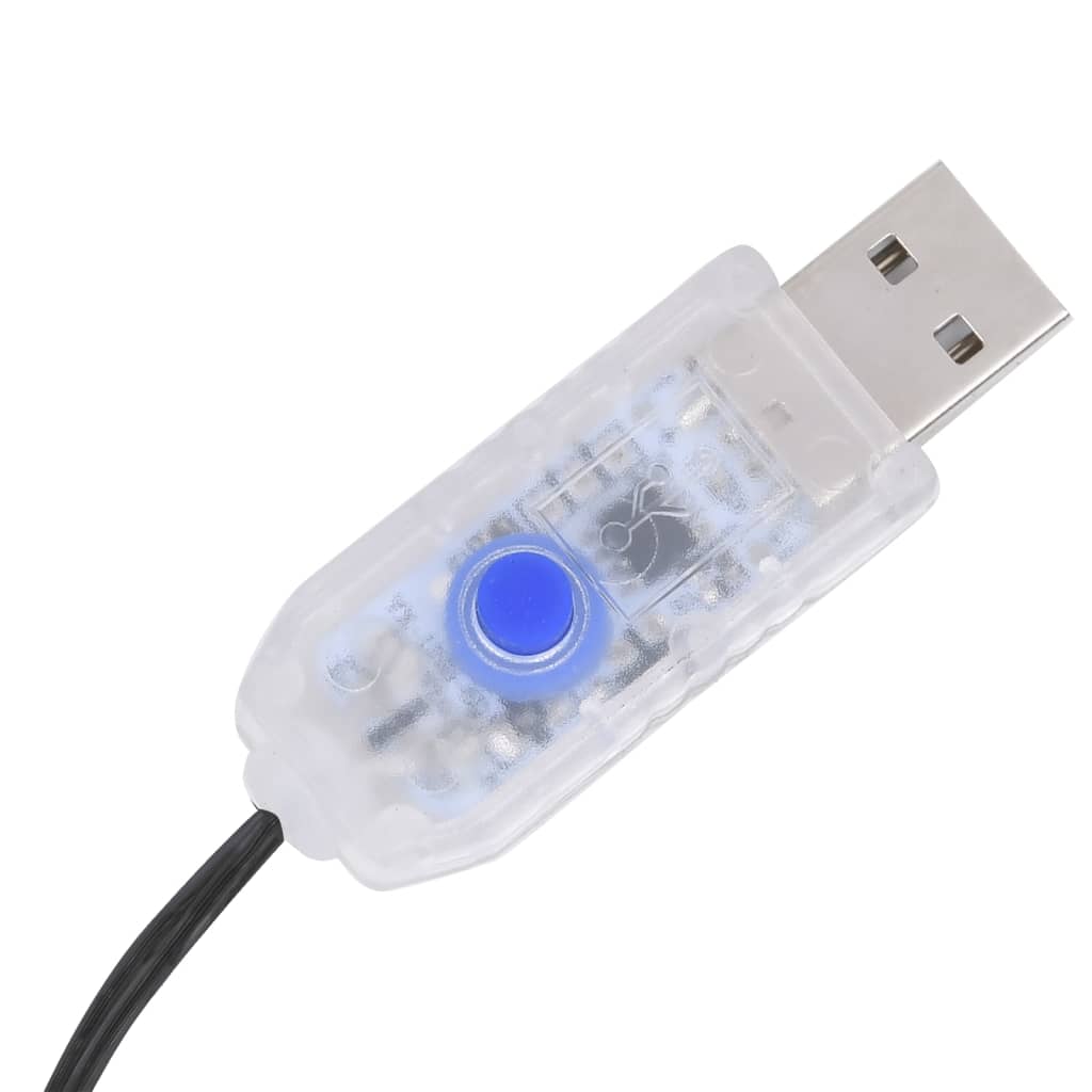 vidaXL Lichterkette 400 LEDs Indoor und Outdoor 40 m Kaltweiß