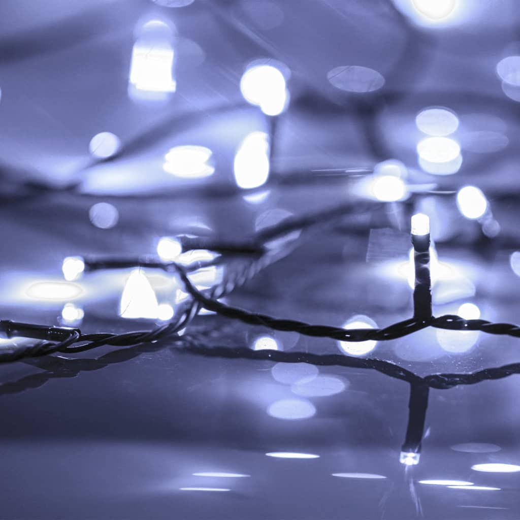 vidaXL Lichterkette 600 LEDs Indoor und Outdoor IP44 60 m Kaltweiß