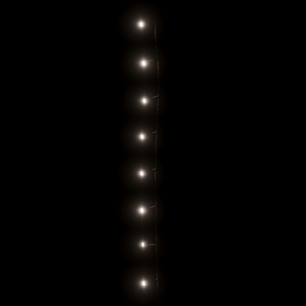 vidaXL Lichterkette 1000 LEDs Indoor und Outdoor IP44 100 m Kaltweiß