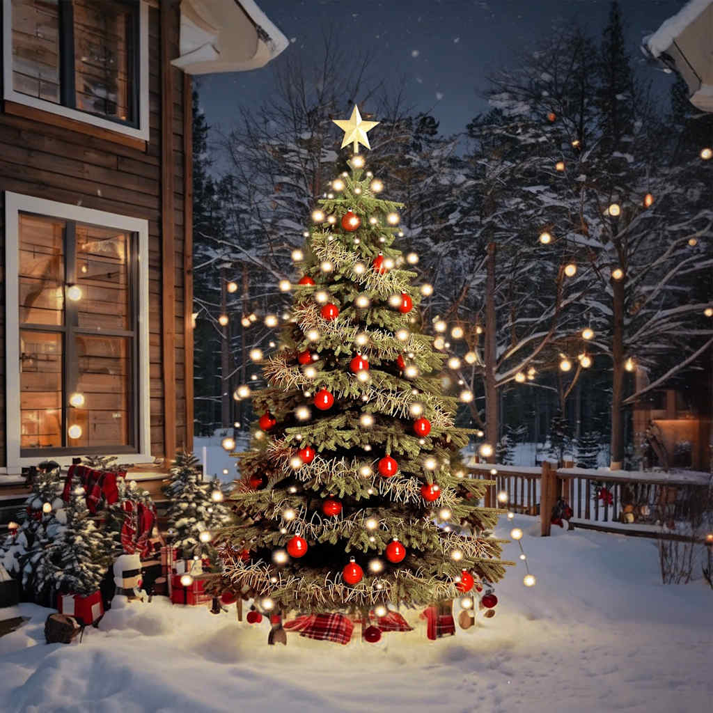 Weihnachtsbaum-Lichternetz mit 180 LEDs 180 cm