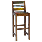 vidaXL Barhocker 2 Stk. Altholz
