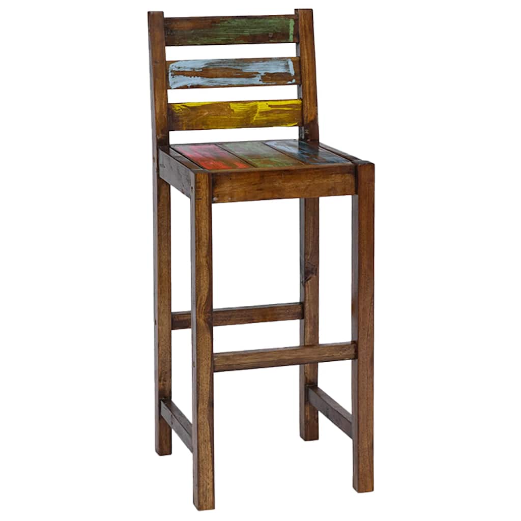 vidaXL Barhocker 2 Stk. Altholz