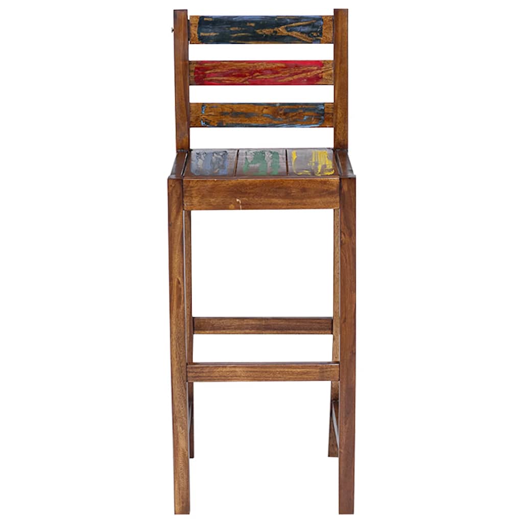 vidaXL Barhocker 2 Stk. Altholz